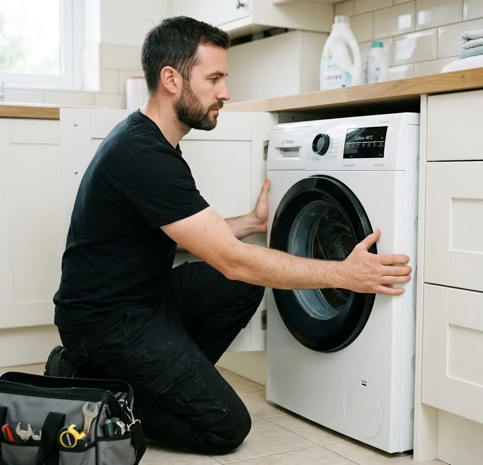 Washing machine installation in Wolverton